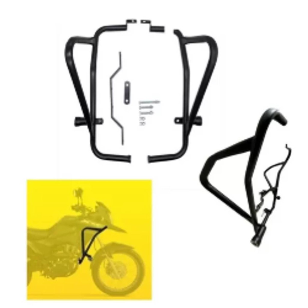 PROTETOR CARENAGEM MOTOR XRE 190 PRETO