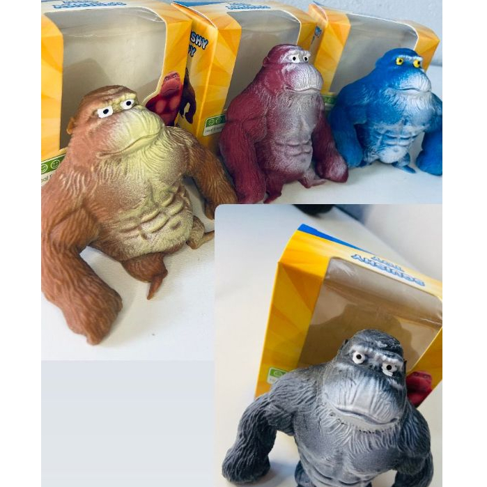 Boneco Macaco Estica e Puxa  Diversão Garantida, 