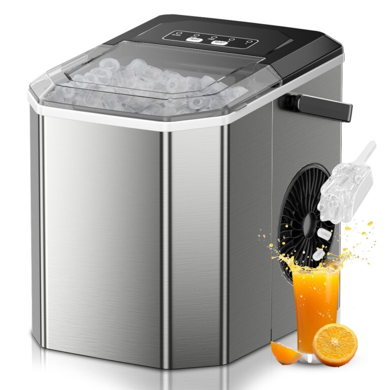 Máquina De Gelo 12kg Profissional Portatil Inox A