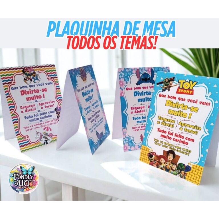 Plaquinha de agradecimento – Centro de mesa 