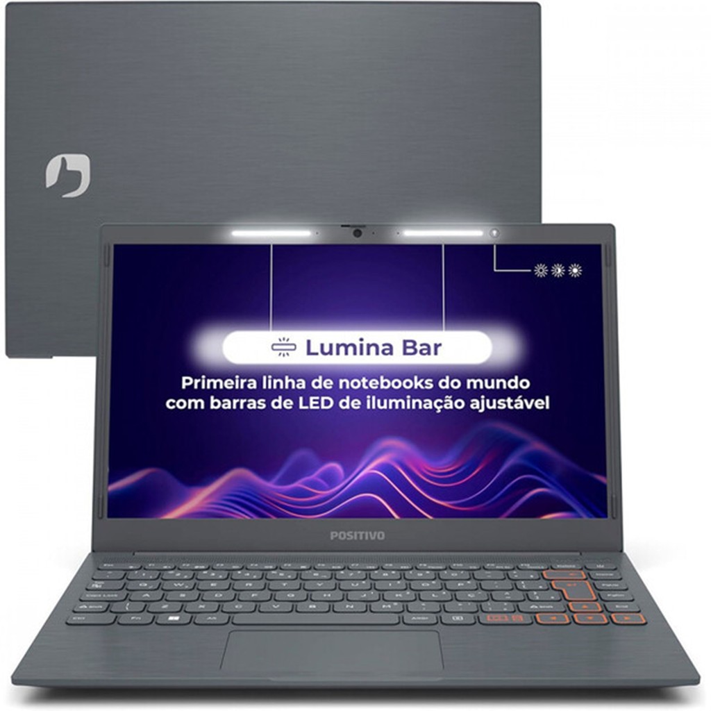 Notebook Positivo Vision C14 Celeron 4GB 128GB Windows 11 Tela 14 Polegadas