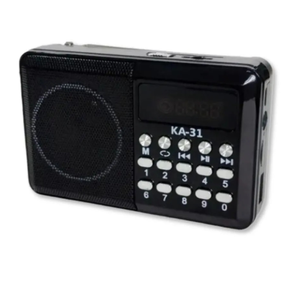 Rádio Retrô Fm Recarregável Bluetooth Kapbom Ka