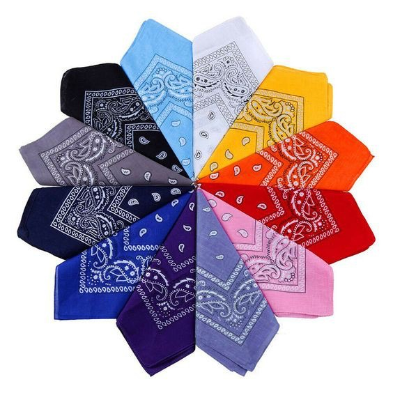 Bandana Lenço Estampada Barato Varias Cores Moda 
