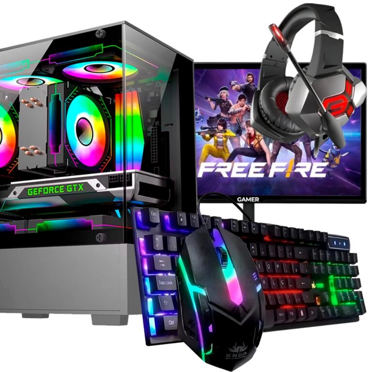 Pc Desktop Fácil Gamer I5 16gb Geforce Placa de v