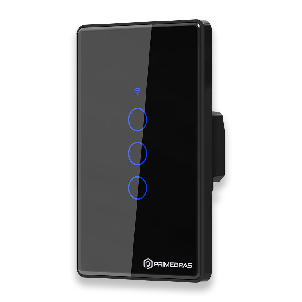 Interruptor Inteligente Wi-Fi 1 2 3 Botões Primebras 110v 220v