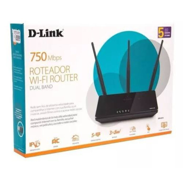 ROTEADOR WI-FI D-LINK DIR-819 AC750 – DUAL B