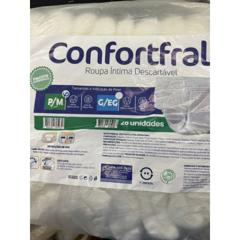 fralda calça adulto idoso tipo calcinha cueca con