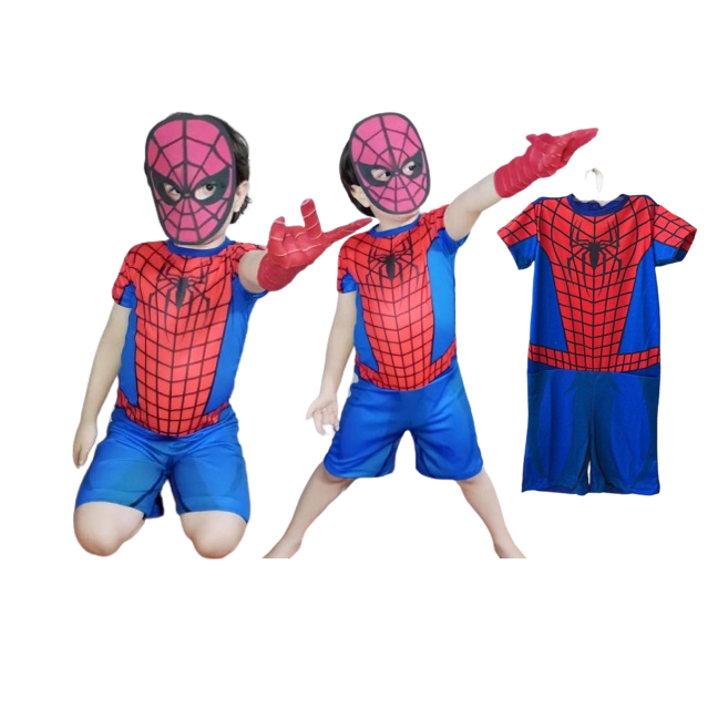 Roupa Fantasia Homem Aranha (Spiderman) Infantil H