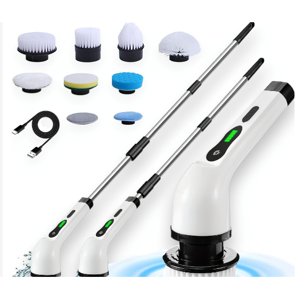 Escova Eletrica de Limpeza 9 em 1 Sem Fio Limpador