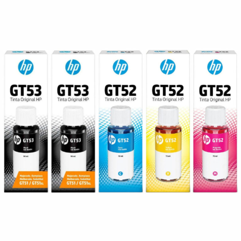 Kit 5 Tintas Gt53 Gt52 Original Hp 517 532 617 582