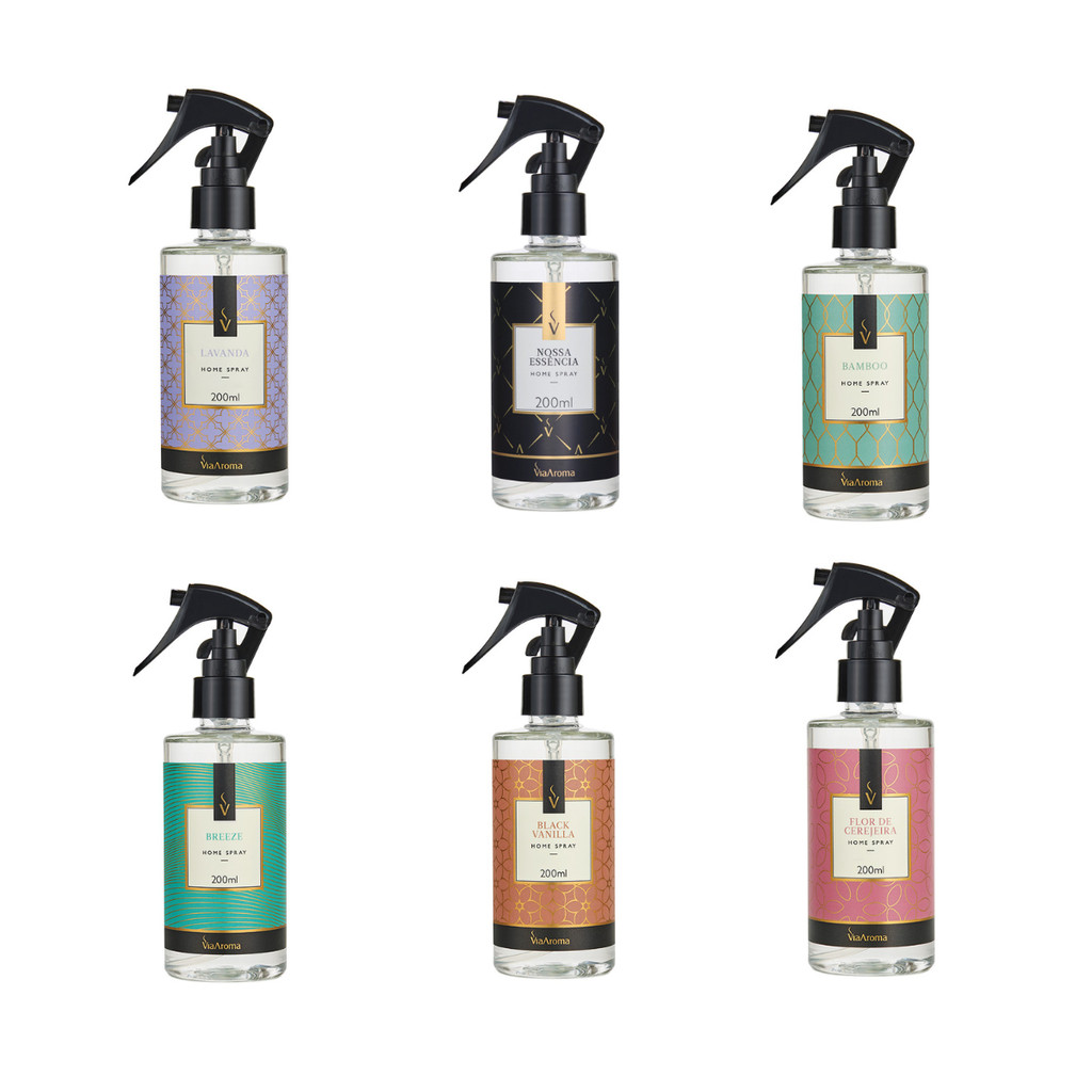 Home Spray Via Aroma 200ml – Aromatizador de Ambientes