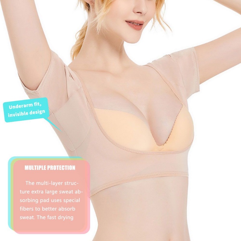 Camiseta Lavável Almofadas De Suor Em Forma De perfume Feminino Absorvente Para Axilas Protetores Re