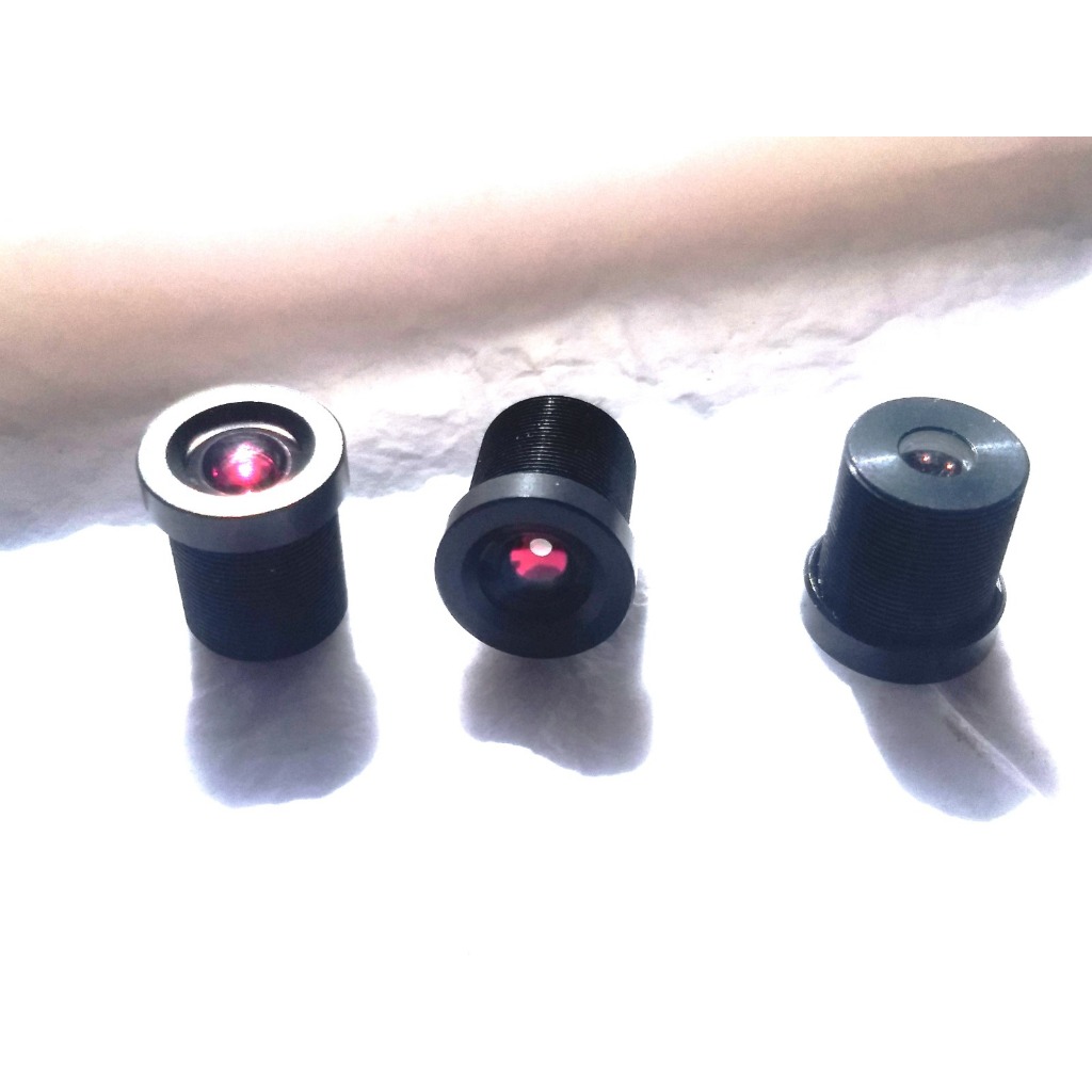 Kit 5 Unidades  Lente 3.6mm para Câmeras de Segurança e Infravermelho (M12)