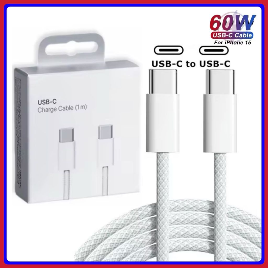 Cabo de iPhone 60W PD USB C cabo tipo c original para iPhone 15 16