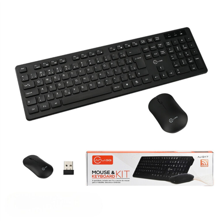 Kit Teclado E Mouse Sem Fio Wireless 2.4ghz 3200dp