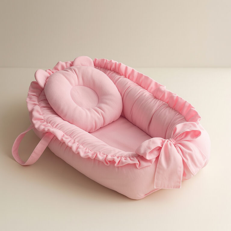 Ninho Redutor de Berço Bebe Zíper Travesseiro An