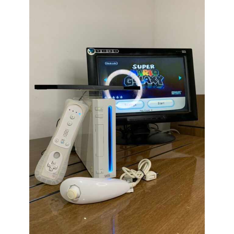 Nintendo Wii Branco Completo Desbloqueado