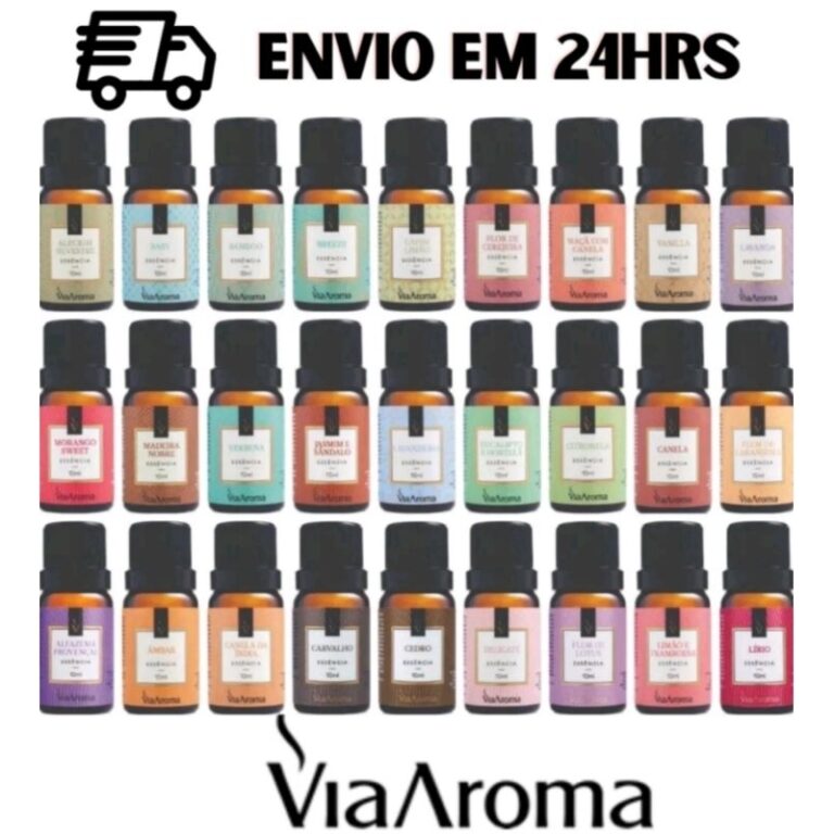 Essência Via Aroma 10ml Para Aromatizador e difus
