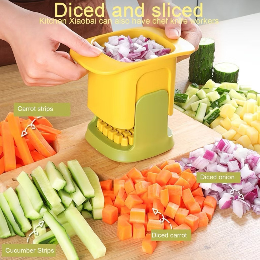 Cubos E Corte Artefato Multifuncional Aço Inoxidável Cenoura Vegetal Pepino Batatas Ferramenta Acess