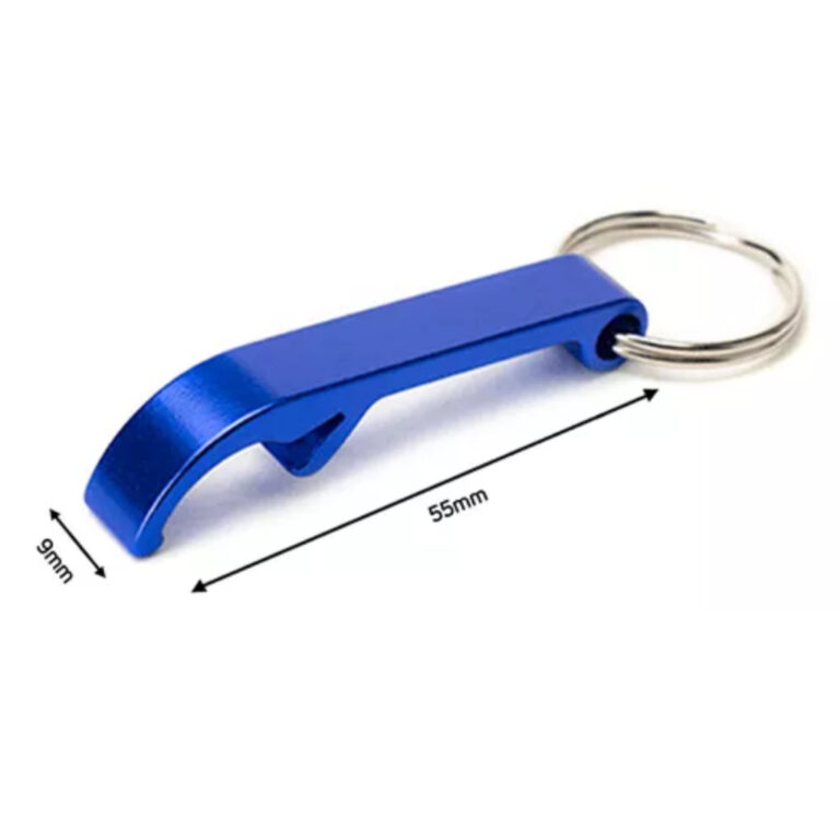 Chaveiro Abridor de Garrafas Metalizado