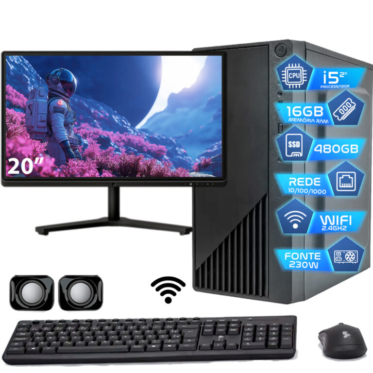 Pc Computador I5 Intel Core Ssd 480gb Memoria 16gb