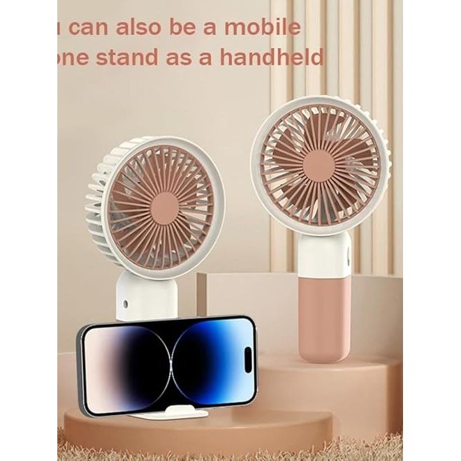 Mini Ventilador Portátil Silencioso Recarregável