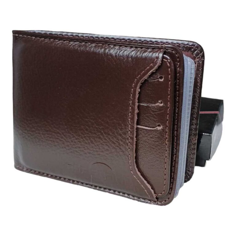 Carteira de Couro Masculina Legítimo Completo Com