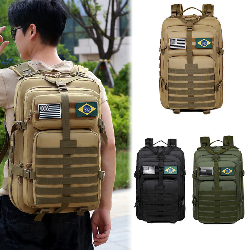Mochila Camping Tatica Militar À Prova Dágua De Grande Capacidade