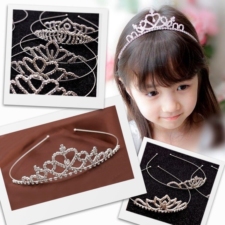 Coroa Tiara Grande Para Cabelo/Com Strass / Coroa 