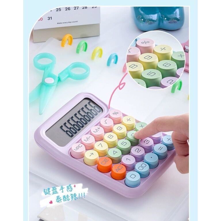 Calculadora Colorida Morandi De 12 Dígitos Teclad
