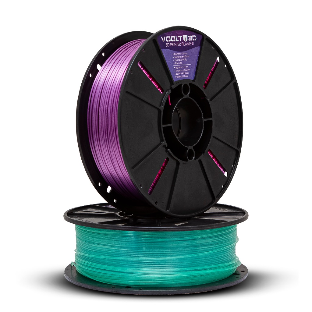 Filamento ABS Troca de Cor 1kg Outlet – Para Impressora 3D FDM – Voolt3D Oficial