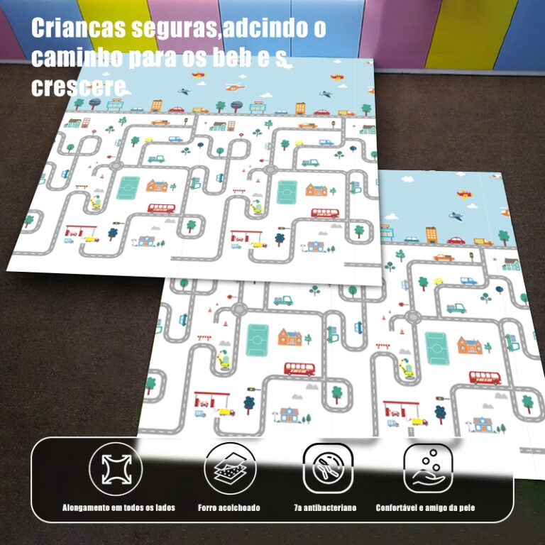tapete bebe emborrachado Tatame Infantil 2*1.5M/1.