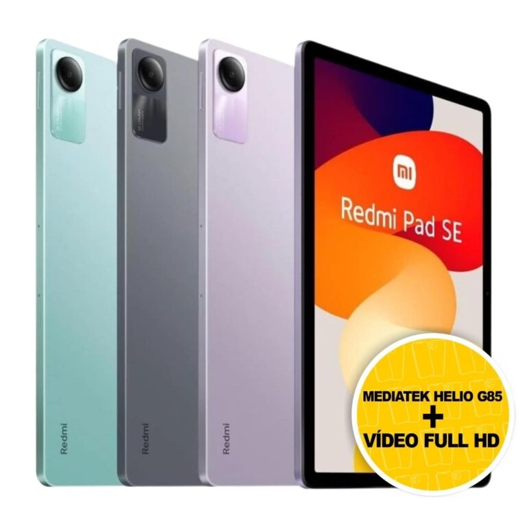 Tablet Xiaomi Redmi Pad SE Tela de 11 e 8.7 256GB/