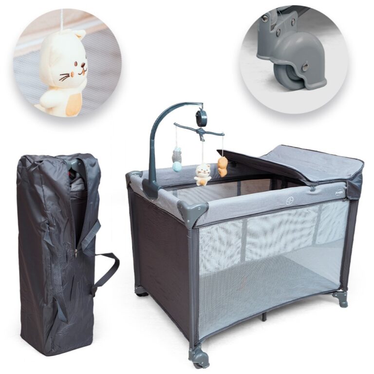 Berço e Cercadinho Portátil com Trocador e Bolsa