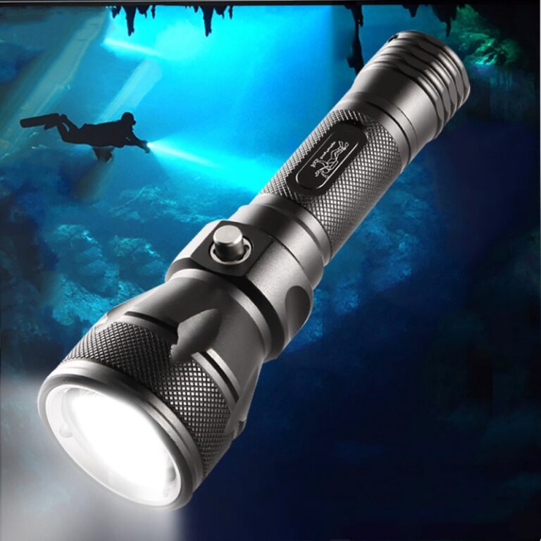 Lanterna De Mergulho Luz Forte T6/L2 Patrulha De T