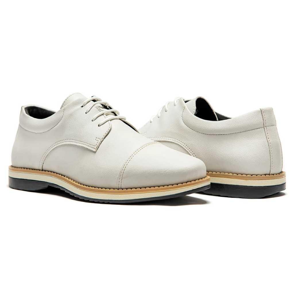 Sapato Social Casual Masculino Confortável Derby Estilo Oxfords Antiderrapante