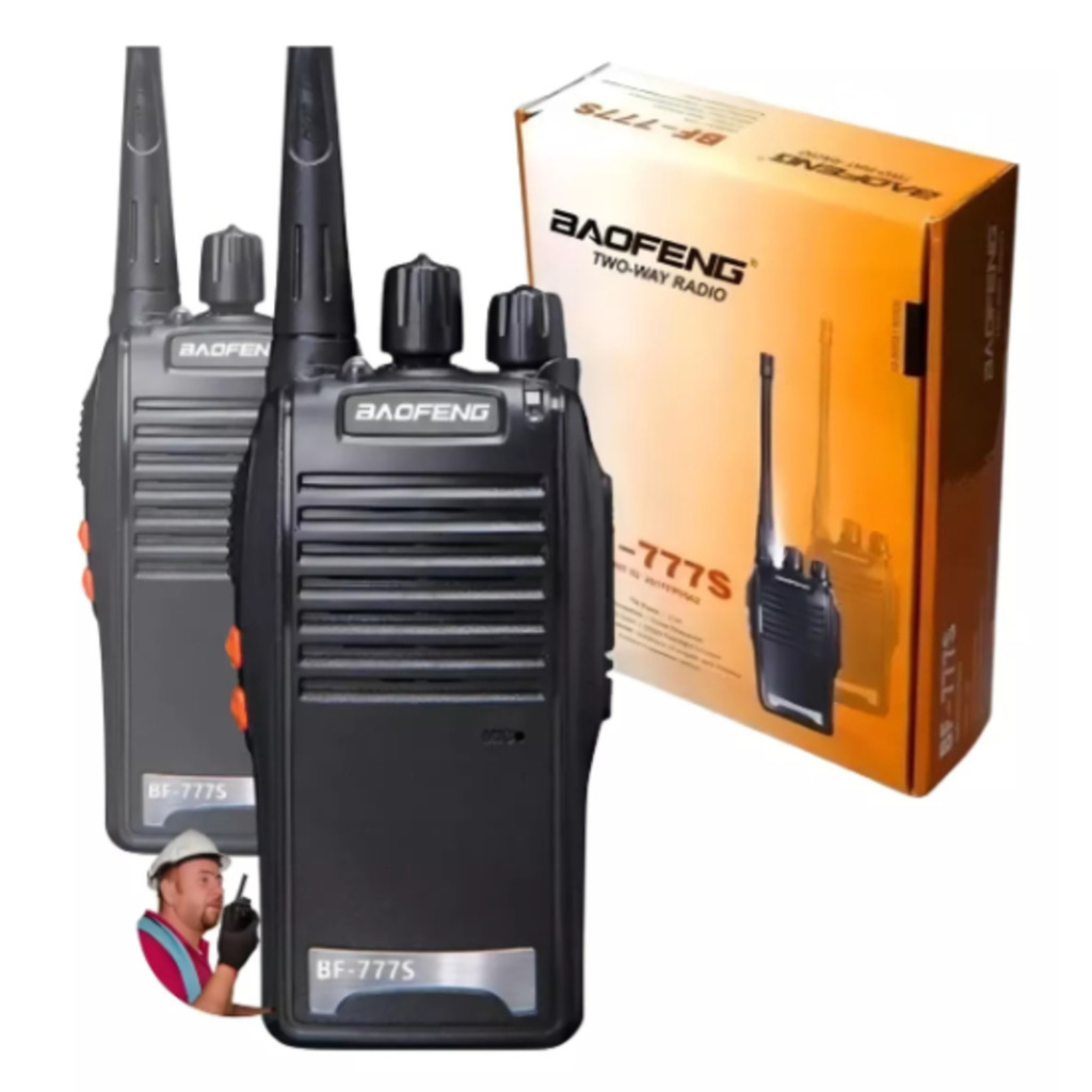 Rádio Walkie-talkies 2 Rádios LEHMOX Bf-777s VHF UHF FM