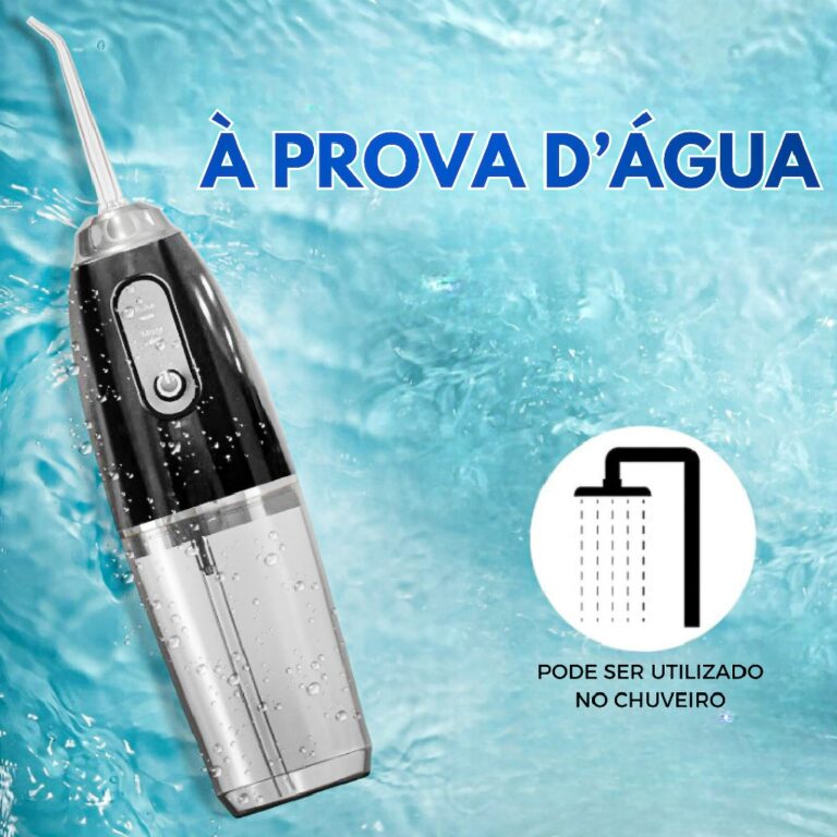 Irrigador Oral Dental Sem Fio Remoção de Placas 