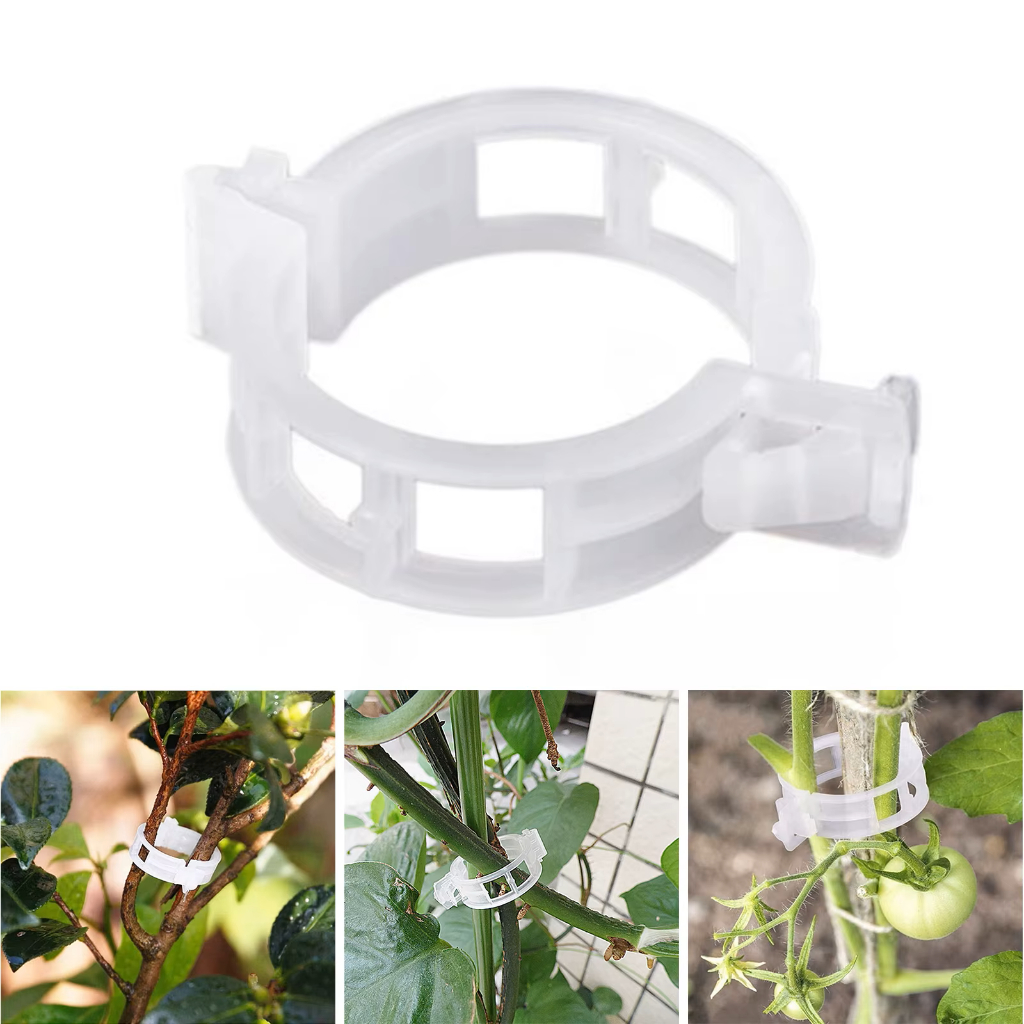 Clip Grampo de Plantas Cabos Jardim Flor Clipes de Suporte Abraçadeiras de Plástico Multiuso