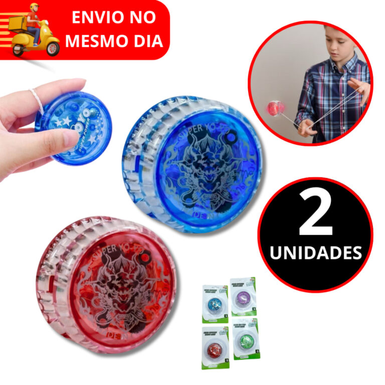 KIT 2 Super ioio Com Luz De Led Divertido profissi