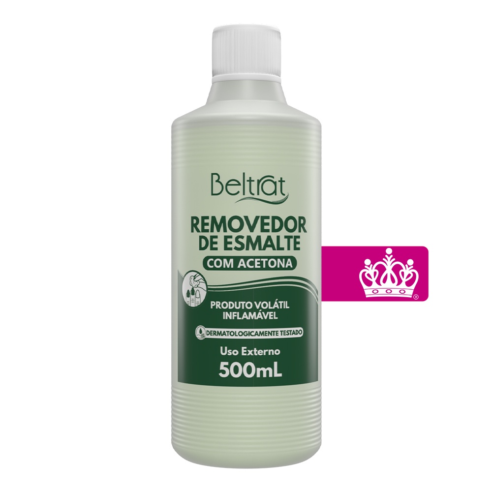 Removedor de Esmalte com Acetona – Beltrat – 500ml (Verde)