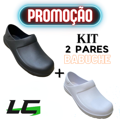 Kit 2 Pares Sapato Babuche Fechado Confortável Ma