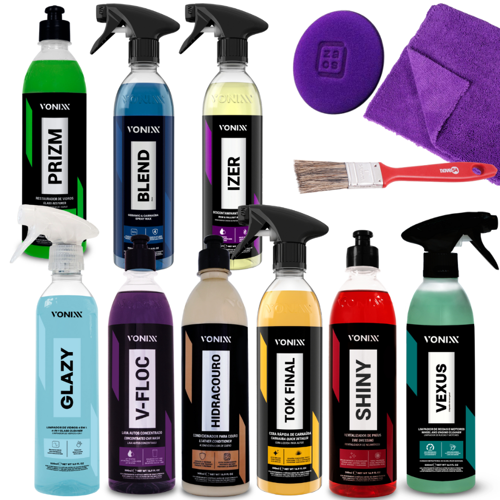 Monte Seu Kit Da Vonixx Restaurax Intense Prizm Lava Auto V Floc V Mol Blend 500ml