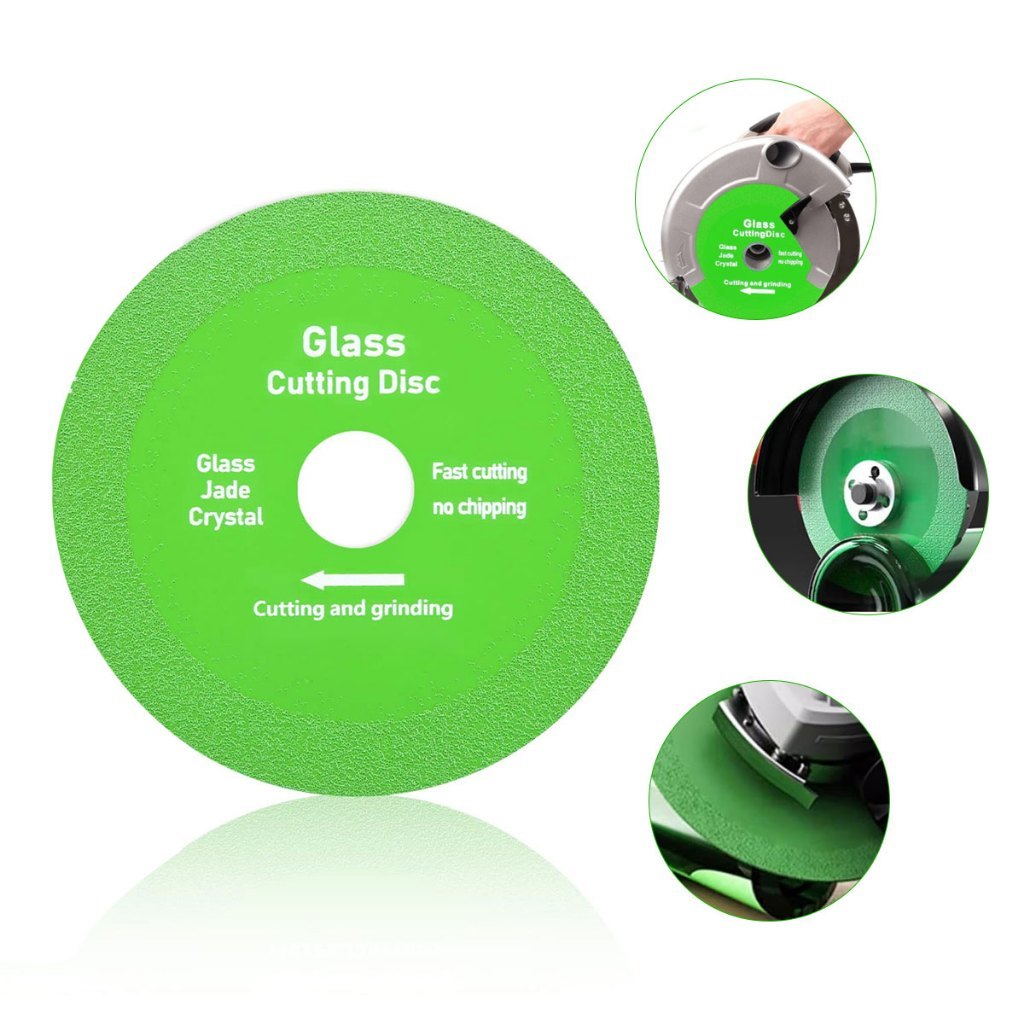 Disco De Corte Para Vidro Porcelana Piso Cerâmica Jade e Cristal 100mm x 15mm