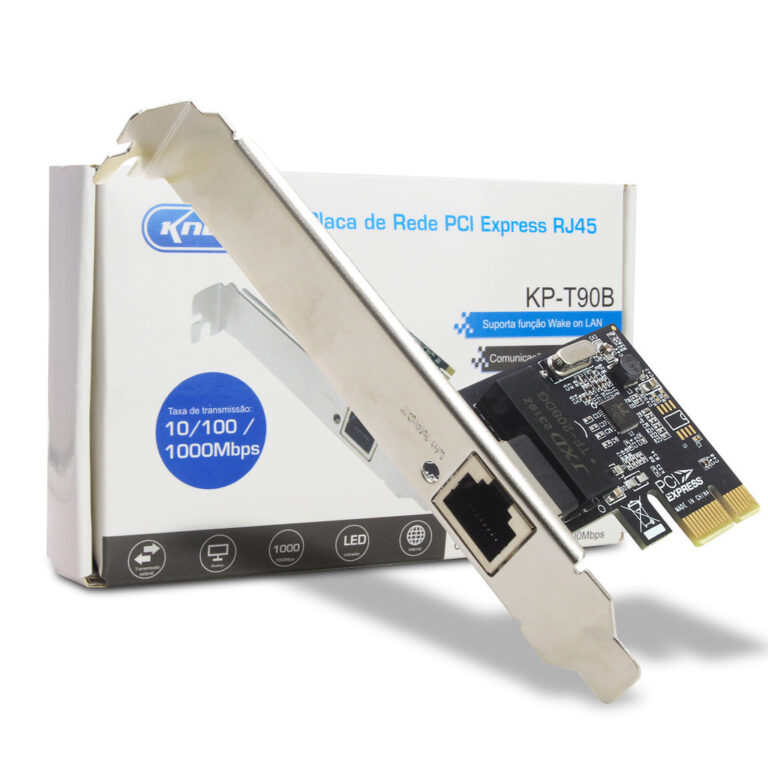Placa Pcie Express  para RJ45 GIGABIT  10/100/1000