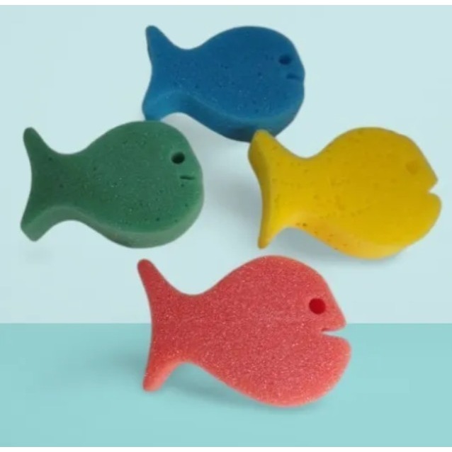 Esponja Banho Infantil Bucha Macia De Banho Colori