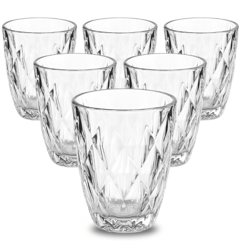 Jogo de Copos 6 Unidades Milano 300ml Vidro Grosso