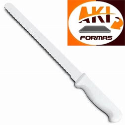 FACA SERRA 35 CM DE INOX ESPESSURA 1,0 MM COM NOTA