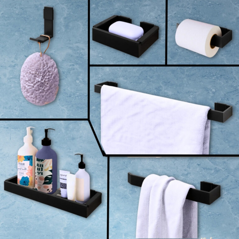 Acessórios Para Banheiro Kit c/ 6 Peças – 