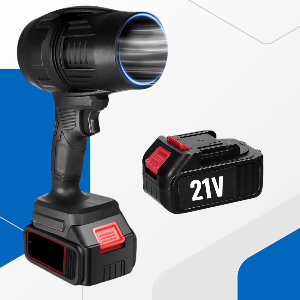 Soprador turbo portátil usb bateria recarregável Bivolt forte